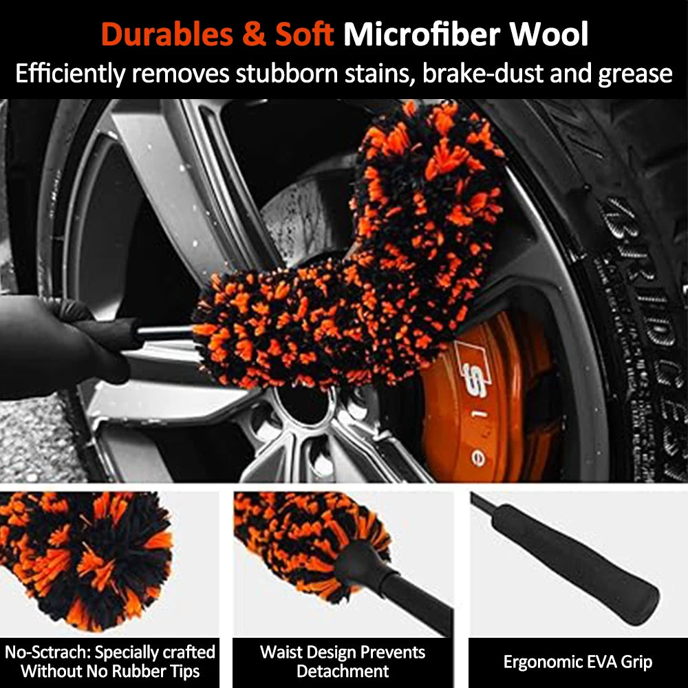 Car Wheel Cleaning Brush